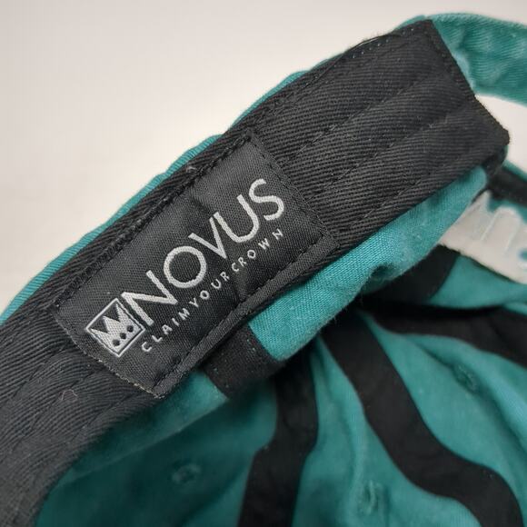 Focus Missions Slideback Baseball Cap Green One Size Adjustable 6 Panel Novus - Picture 9 of 9